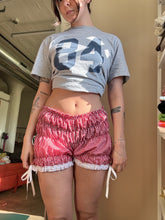 Load image into Gallery viewer, Red gingham ruffle shorts