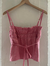 Load image into Gallery viewer, Ella gingham ruffle tank