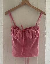 Load image into Gallery viewer, Ella gingham ruffle tank