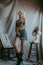 Load image into Gallery viewer, Gingham scrunch tank top