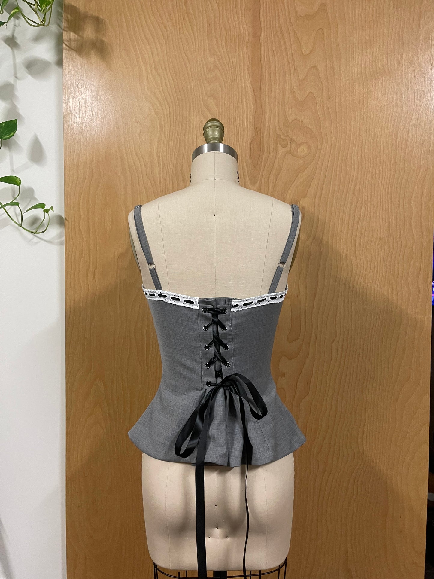 Wool corset